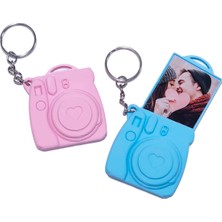 TriVox3D Fotoğraf Makinesi Şeklinde Içine Fotoğraf Koyulabilen Mini Anahtarlık (Renk Seçimi Vardır)