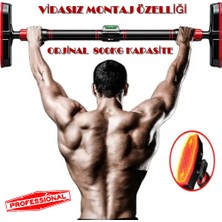 Reidan Yeni Nesil 72-95CM Koridor Kapı Barfiksi Barfix Aleti Çubuğu Çekme Barı Demiri Bar Barfix