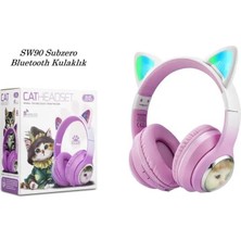 Subzero Kedi🙀 SW90 Bluetooth Renkli Kulaklık