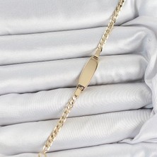 Evrenial Pirinç Oval Model Gold Renk Xuping Bebek Künyesi