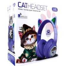 Subzero Kedi🙀 SW90 Bluetooth Renkli Kulaklık