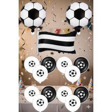 Futbol Temalı Takım Taraftar Temalı Folyo Balon Set