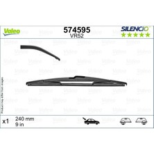Valeo Storozal Arka Silecek Peugeot P5008 16 Renault Megane Iv-Talisman X1 240 mm