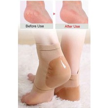 Mucit Home 1 Çift Silikon Nemlendirici Topuk Çorabı Çatlak Nasır Için Nemlendirici Çorap