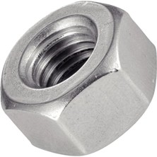 Voltaj M16 ALTIKÖŞE Beyaz Çelik Somun DIN934