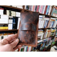 Mahfuz Gerçek Deri Özel Kalemleriniz Için Kalemlik Kalem Kutu ( 5*6 Kalem Için ) 28 cm \ 9.5 cm NLU307