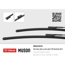 Silbak Storozal Silecek Süpürgesi 600/350MM Muz Tipi Mg Zs-Zs Ev 10/17