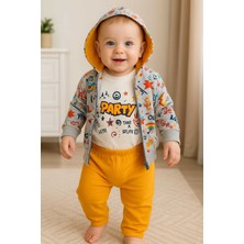 MİNİM Erkek 9/24 Ay Part Baskılı 3'lü Set