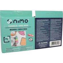 Nimo Maske Çocuk Desenli Kumas 2 Li Yıkanabilir
