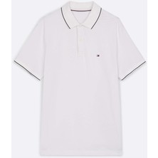 Tommy Hilfiger Erkek Beyaz Tommy Hilfiger Performance Jersey R, Ybr Beyaz Erkek T-Shirt & Polo