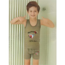 ADN Kids Erkek Çocuk Çamaşır Takım 8-9 Yaş - Haki