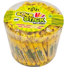 Funzi Ekşi Çubuk Yumiyum Mevye Aromalı Şeker Limon Aromalı 120 Adet