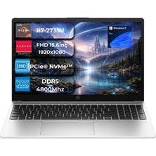 Hp 255R G10 Amd Ryzen™ 7 7735U 16 GB Ddr5 512GB SSD 15.6" Fhd (1920 x 1080), IPS 300 Nits Windows 11 Pro Taşınabilir Bilgisayar+Mouse Hediyeli WD30M1ETEX03