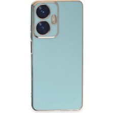 Storozal Newface Realme C55 Kılıf Volet Silikon - Açık Yeşil