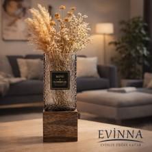 Evinna Beyaz Cam Vazo