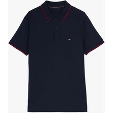 Tommy Hilfiger Erkek Siyah Tommy Hilfiger Performance Jersey R, Dw5 Siyah Erkek T-Shirt & Polo