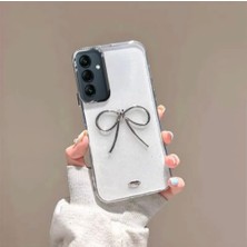 Samsung - Galaxy A36 Zebana Bow Silikon Kılıf - Şeffaf