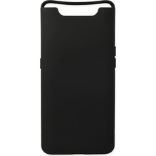 Storozal Newface Samsung Galaxy A80 Kılıf Nano Içi Kadife Silikon - Siyah