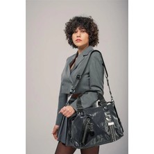 Herşeytrend Jews Siyah Cilt Kol ve Omuz Çantası