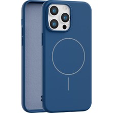 Vissona iPhone 14 Pro Uyumlu Içi Kadife Magsafe Wireless Şarz Özellikli Telefon Kılıfı