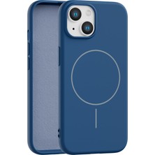 Vissona iPhone 15 Uyumlu Içi Kadife Magsafe Wireless Şarz Özellikli Telefon Kılıfı