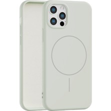Vissona iPhone 12 Pro Uyumlu Içi Kadife Magsafe Wireless Şarz Özellikli Telefon Kılıfı