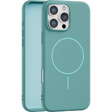 Vissona iPhone 16 Pro  Uyumlu Içi Kadife Magsafe Wireless Şarz Özellikli Telefon Kılıfı