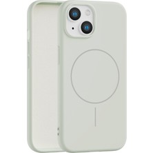 Vissona iPhone 15 Uyumlu Içi Kadife Magsafe Wireless Şarz Özellikli Telefon Kılıfı