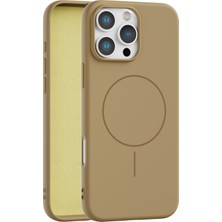 Vissona iPhone 15 Pro Uyumlu Içi Kadife Magsafe Wireless Şarz Özellikli Telefon Kılıfı