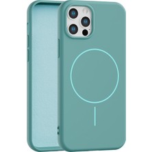 Vissona iPhone 12 Pro Max Uyumlu Içi Kadife Magsafe Wireless Şarz Özellikli Telefon Kılıfı