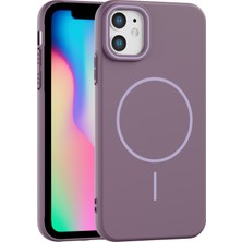 Vissona iPhone 11 Uyumlu Kamera Çıkıntılı Magsafe Wireless Şarj Özellikli Sert Sararmaz Silikon Kılıf