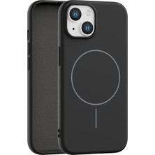 Vissona iPhone 14 Uyumlu Içi Kadife Magsafe Wireless Şarz Özellikli Telefon Kılıfı