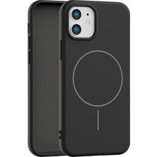 Vissona iPhone 12 Uyumlu Içi Kadife Magsafe Wireless Şarz Özellikli Telefon Kılıfı