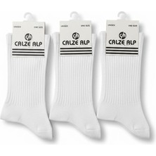 Or-Al Unisex 3'lü Uzun Çorap