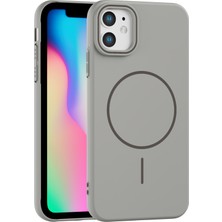 Vissona iPhone 11 Uyumlu Kamera Çıkıntılı Magsafe Wireless Şarj Özellikli Sert Sararmaz Silikon Kılıf
