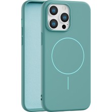 Vissona iPhone 13 Pro Max Uyumlu Içi Kadife Magsafe Wireless Şarz Özellikli Telefon Kılıfı