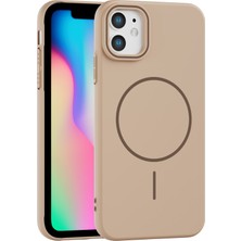 Vissona iPhone 11 Uyumlu Kamera Çıkıntılı Magsafe Wireless Şarj Özellikli Sert Sararmaz Silikon Kılıf