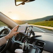 Kuzgun Ticaret Telefon Tutucu Araç Içi Telefon Tutucu Klipsli 360C Dönüş