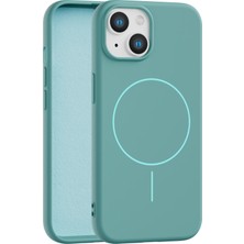 Vissona iPhone 15 Uyumlu Içi Kadife Magsafe Wireless Şarz Özellikli Telefon Kılıfı
