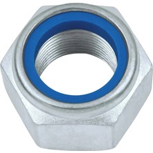 Voltaj M30 Fiberli Somun Çelik Beyaz Kaplamalı 6 Kalite DIN985