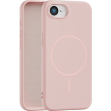 Vissona iPhone 16E Uyumlu Içi Kadife Magsafe Wireless Şarz Özellikli Telefon Kılıfı