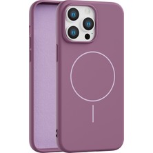 Vissona iPhone 13 Pro Max Uyumlu Içi Kadife Magsafe Wireless Şarz Özellikli Telefon Kılıfı