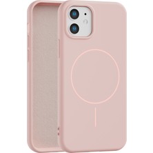 Vissona iPhone 12 Uyumlu Içi Kadife Magsafe Wireless Şarz Özellikli Telefon Kılıfı