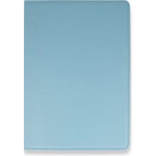Marsilyan Samsung Galaxy X800 Tab S8 Plus 12.4 Kılıf 360 Tablet Deri Kılıf - Turkuaz