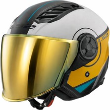 Ls2 Aırflow 2 Cover Siyah-Beyaz-Kahve Kask