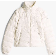 Tommy Hilfiger Kadın Krem Tommy Hilfiger Lw Down Femınıne Glo, Z00 Krem Kadın Mont