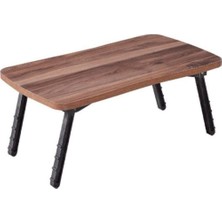 Sepetink Ceviz Laptop Sehpa Çalışma Kahvaltı Masası