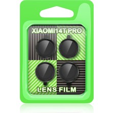 Kuzgun Ticaret Xiaomi Mi 14T Pro Raze Metal Kamera Lens - Siyah
