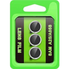 Kuzgun Ticaret Samsung Galaxy A25 5g Raze Metal Kamera Lens - Gümüş