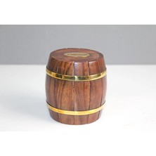 Kuzgun Ticaret Pirinç Fıçı Kumbara KSK3115